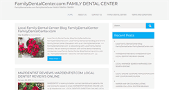 Desktop Screenshot of familydentalcenter.com