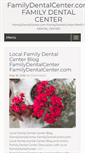 Mobile Screenshot of familydentalcenter.com